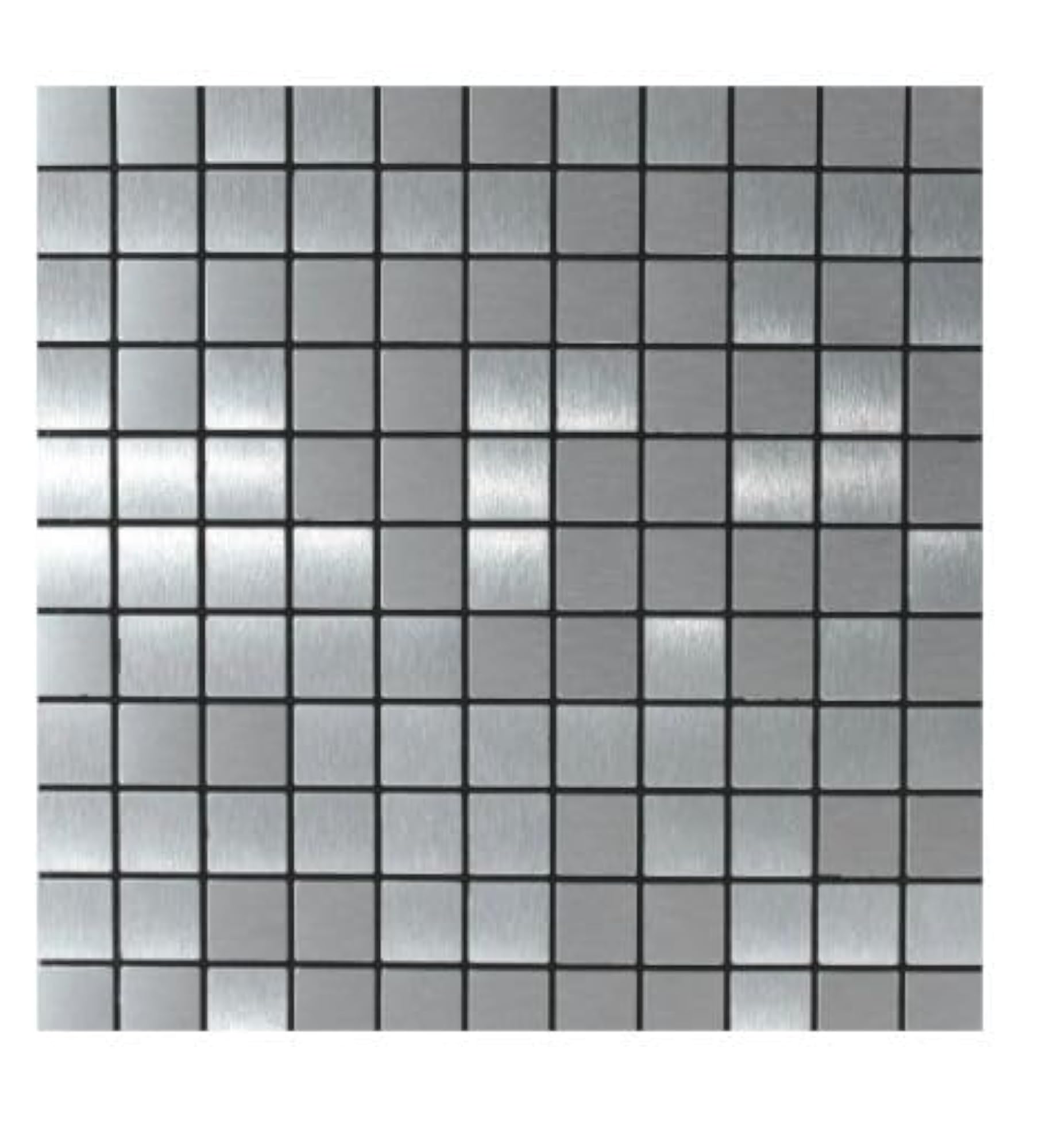 Self-Adhesive Aluminum Mosaic Peel and Stick Wall Tiles
