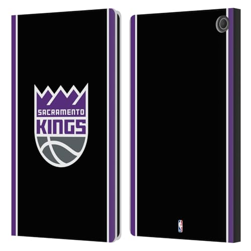 Étui en cuir Amazon Fire Max 11 design Sacramento Kings