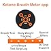 Reflex Smart Ketone Breath Meter | Cheaper Than Test Strips | Ketone Analyzer | Ketone Meter Monitor | Real-Time Fat Burning Rate | Test Strips Replacement | Free Apps
