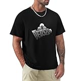 Stampa professionale controlli T-shirt Watch Dogs 2 Dedsec da uomo vintage a maniche corte nera, Nero , XL