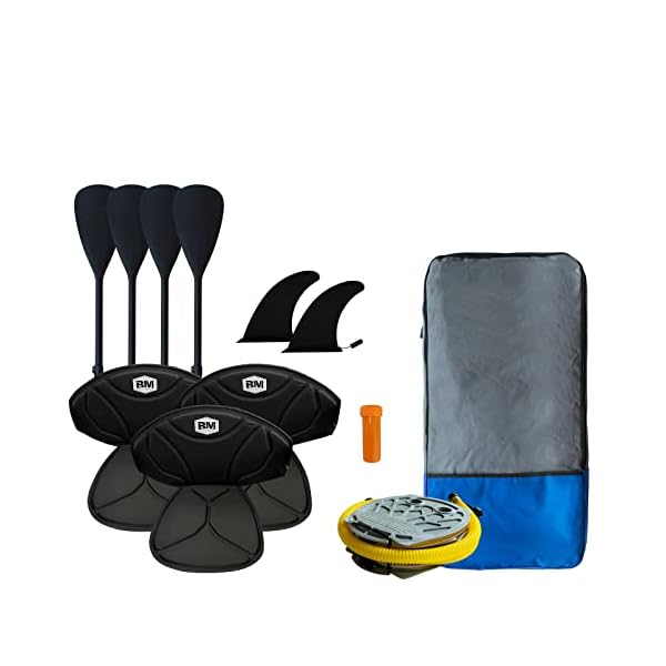 BEYOND MARINA Inflatable Kayak 3 Person with EVA Padded Seats