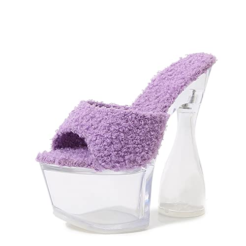 Bottes de mode pour femmes talons hauts 16cm stables pour danser sans glisser