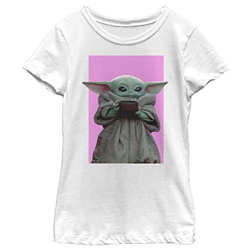 T-shirt Star Wars Grogu fille parfait pour l'école et les sorties Mandalorian