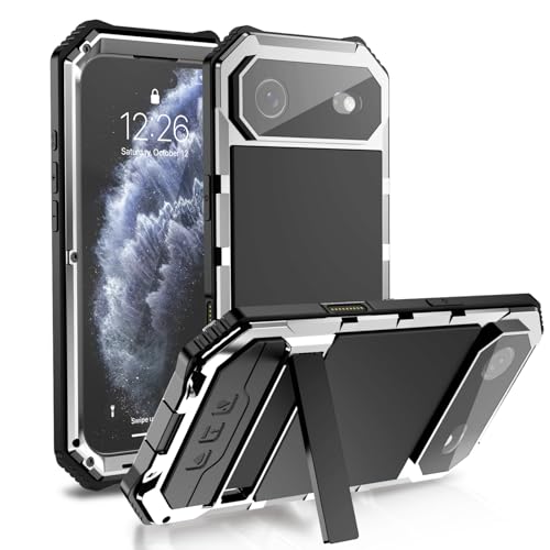 Coque en métal iPhone 17 Air protection intégrale antichoc robuste argent