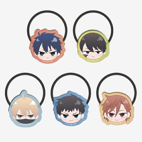 桃源暗鬼 アクリル付きマルチゴム 5種 一ノ瀬四季 無陀野無人 皇后崎 迅 矢颪 碇 花魁坂京夜 約4cm (全セット)のサムネイル