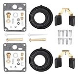 Carburador De Motocicleta Kit De Reparación Carburador para Motocicleta para Yamaha para Virago XV700 1984-1987 Incluye Junta del Diafragma Flotador(Style 2)
