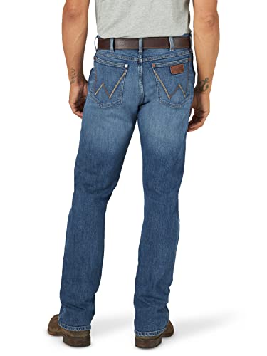 Image of Wrangler Men's Retro Slim Fit Straight Leg Jean