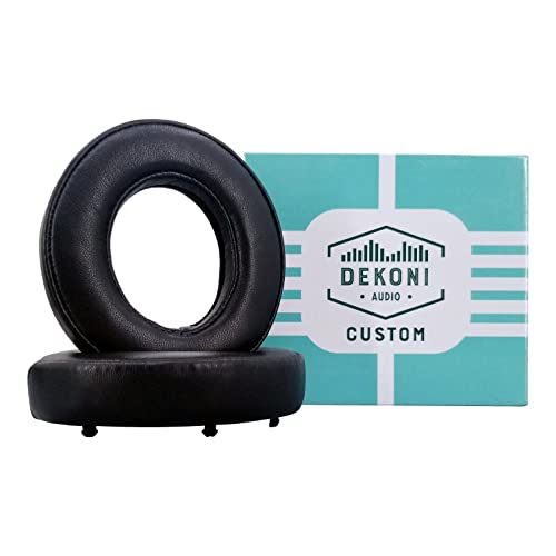 Dekoni Audio Earpads Compatible With Focal Headphones | Ear Pads For Stellia, Celestee, Utopia, Clear | Custom Series Cushions, Black #TOP27