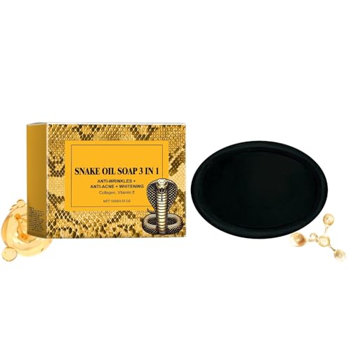 Jabón Limpiador Facial Snake Oil: Limpieza Profunda Suave, Control De Grasa, Hidratante, Deja La Piel Y Fresca, Apto For Todo Tipo(1PCS)