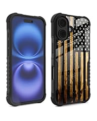 Wood Grain Old American Flag