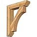 Ekena Millwork BKT0806X34X42WTL06RWR Westlake Slat Rough Sawn Bracket w/Offset Brace, Western Red Cedar