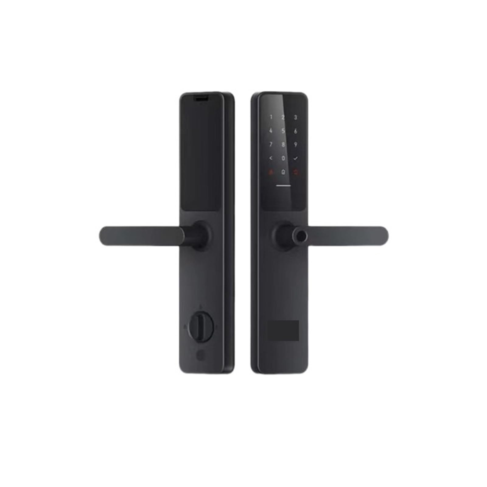 ZiShak Smart Türschloss Smart Türschloss A100 Pro Bluetooth 5.0 Entsperren Fingerabdruck Entsperren Arbeit Kompatibel für Apple Homekit Aqara Home (Farbe: 80-120mm)