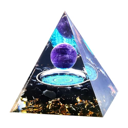 Orgonit Pyramide, Kristall Pyramide, Natur, Zerkleinerter Stein, Baum...