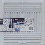 Deflect-O Jordan 10 in. H x 8 in. W 3-Way White Plastic Ceiling Register