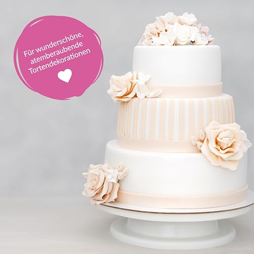 GoodBake essbarer Superkleber (OHNE Gelatine) zum Dekorieren von Torten, Fondant, Motivtorten, Blumen, Kleber für Lebensmittel (60g), Zuckerkleber