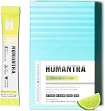 Humantra Electrolyte Packets | Zero Sugar | W/ 6 Electrolytes | Electrolytes Powder (20 Count, Himalayan Lime)