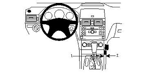Brodit 853994 ProClip Halterung, schwarz