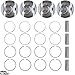 MUCO 4PCS Connecting Rods Pistons Kits 23041-2B610 for H-yundai Kia Accent Rio SOUL 1.6L DOHC 2010-2012 2013 2014 2015 2016-18 Connecting Rod Piston Kit G4FD Engine 23041-2B600
