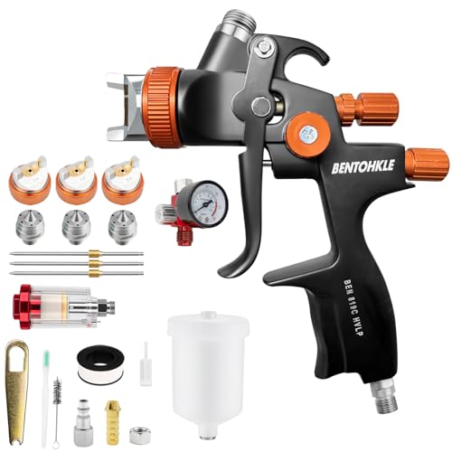 HVLP Air Spray Gun Kit with Plastic Cup