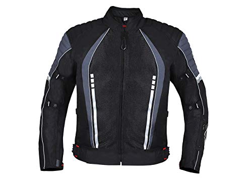 Image of BIKING BROTHERHOOD Men's blouson Voyager Jacket (Grey, 2XL)