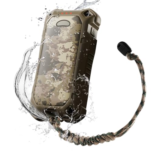 OCOOPA IP56 Wasserdichter Wiederaufladbarer Handwärmer, 10000 mAh PD Schnelllade Elektrisch Handwärmer, USB Powerbank, 16 Stunden Wärme, Eingebaute Taschenlampe, Outdoors, Camping, UT4 Extreme