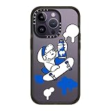 CASETiFY インパクト iPhone 14 Pro ケース [MIL規格準拠 (4x MIL-STD-810G)/2.5mからの落下試験をクリア] - Skater JOHN -Hello my friend 03- - グロッシー ブラック