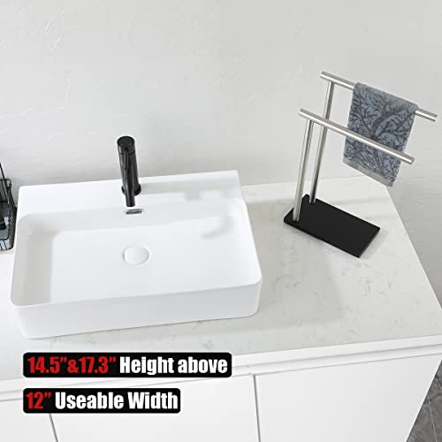 Support moderne pour serviette sans percer le mur de la salle de bain - 5