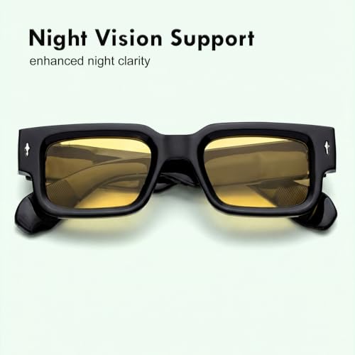 Image of Stood Bold Sunglasses |Chunky Square | Full Rim | UV Protected | Shiny | Medium | Men & Women | SG-STD0014