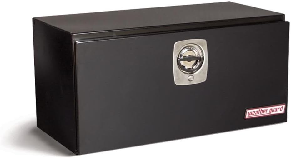 WEATHER GUARD (536502 Underbed Tool Box, Steel, Black