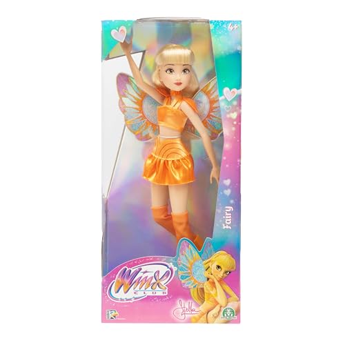 Winx – Stella Fata, Bambola 27 cm con Ali Removibili