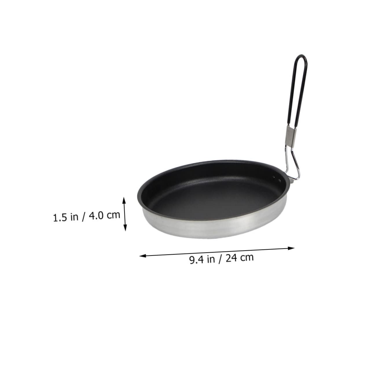 Cabilock Non Stick Camping Skillet Portable Frying Pan for Daily Use Lightweight and Wear Resistant Cooking Accessory for and Picnics