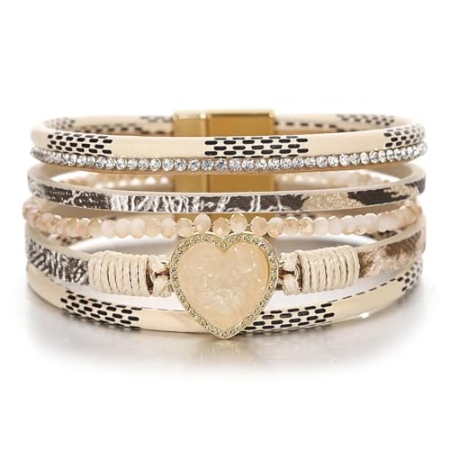 Bijoux pour les femmes YXWYXWA noire réglable pour en finir avec les bracelets trop larges