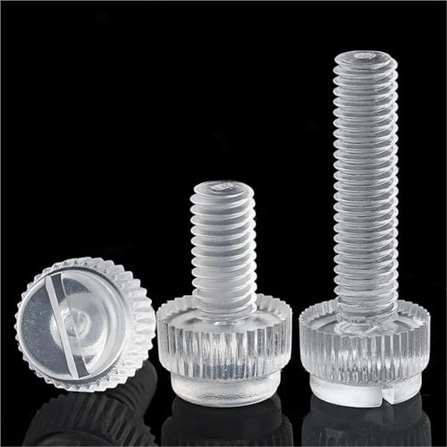 M3 M4 M5 M6 M8 �A�N���������v���X�`�b�N���[���b�g���� PC �n���h�c�C�X�g�R���s���[�^�l�W(Transparent,M5x12mm(20Pcs))