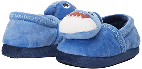 image for Nickelodeon Toddler Boys' Slippers - Baby Shark Plush House Shoes, Bab