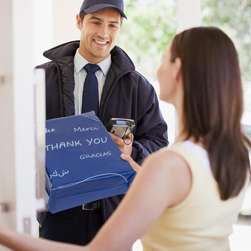 Wemk Versandtaschen, 30 Stück Versandtüten für Vinted, 30x45cm, Wasserdicht, Undurchsichtig, Abrasionsbeständig, Posttaschen, Logistik Verpackungen, Blau