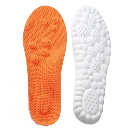 Plantillas de masaje para hombre y mujer – Plantillas de absorción de golpes, plantillas con masaje antideslizante para mujer y hombre, deporte, correr, caminar, senderismo, actividades deportivas