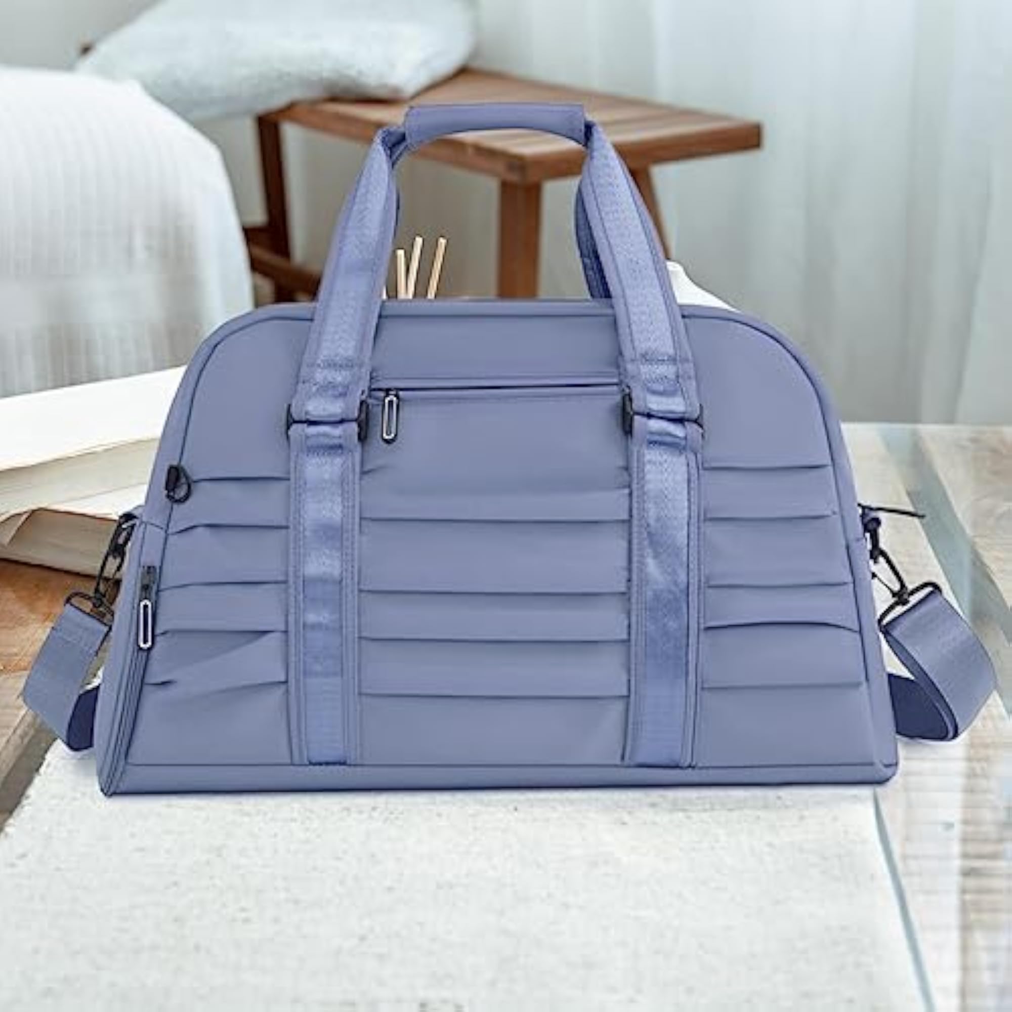 Multipurpose Portable Sports Gym Duffle Bag, Blue