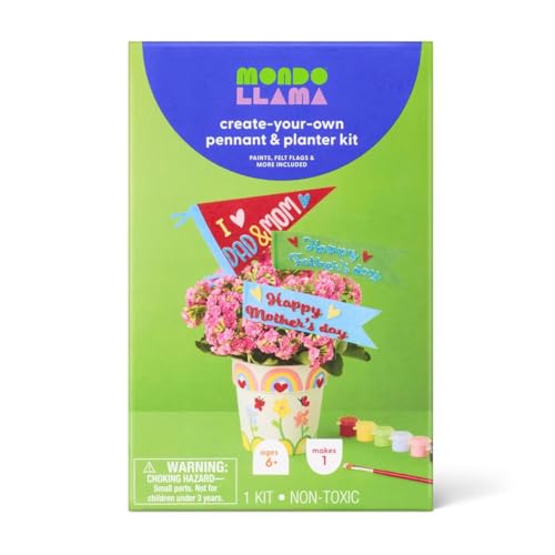 Mondoo Llama Mothers Day Craft Planter Painting Kit