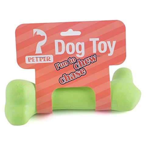 Petper Dog Chew Toy, Durable Dog Bone Toys for Puppy Dogs, Green, Large Cover