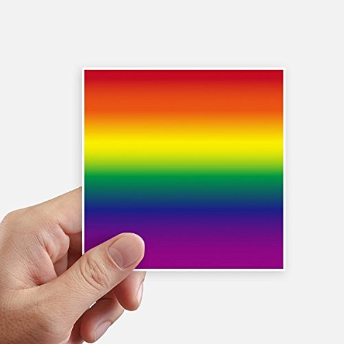 Autocollant LGBT multicolor DIYthinker sticker pc étanche lot de 8