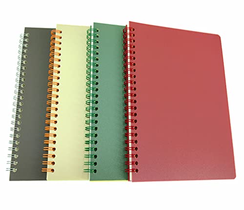 Carnet de notes à spirales A5 rigide ligné pour écriture cahier de texte