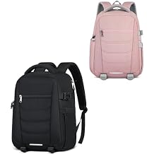 SDYSM Camera Backpack Professional Waterproof 14 Inch Laptop Backpack Black and Pink