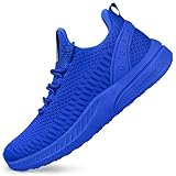 Feethit Women Tennis Running Shoes Walking Shoes Lightweight Casual Sneakers for Travel Gym Work Woman Waitress Nurse Royal Blue 7.5