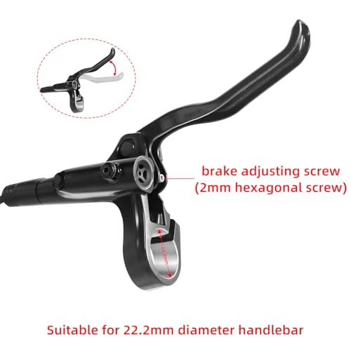 image for Exceedhub MT200 MTB Hydraulic Disc Brakes Set Left Front 800mm Right R
