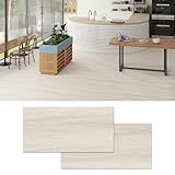 Mysflosy フロアタイル クッションフロア 大理石 フロアシート 貼るだけ リノベーション 床 シール式 タイル フローリング マット 撥水 ホテル オフィス トレイ DIY 貼りやすい 初心者ok 60.96*30.48cm 12枚セット 1畳以上 (グレイッシュセルベ柄)