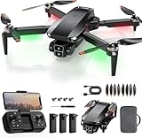 Drone with Camera for Adults 4K, Brushless Motor Drones for Kids Beginners, 60 Mins Flight, 130° Lens, FPV Foldable RC Quadcopter, Gesture Photography, Toys Gifts for Teen Boys Girls, Purple