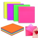 ✅【Widespread】Notas adhesivas claras para usar en la escuela, la biblioteca, la oficina, el estudio o el hogar. Las notas adhesivas transparentes pueden colocarse en los escritorios de los estudiantes, en los ordenadores, en las neveras y en otros lugares para hacer su vida y su trabajo más agradables y productivos.