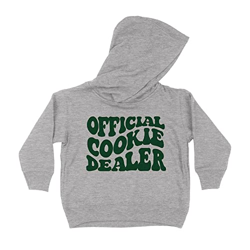 Official Cookie Dealer Kids Hoodie Sweatshirt Toddler 2T Heather Grey