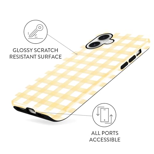 Coque magnétique iPhone 16 jaune avec MagSafe intégré 2 en 1