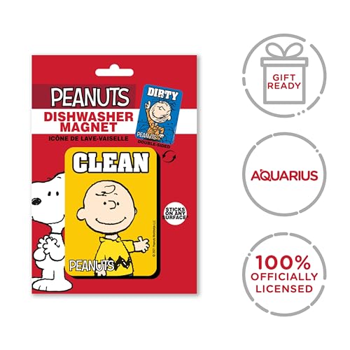 Imán para lavavajillas Peanuts Clean Dirty de AQUARIUS miniatura 7